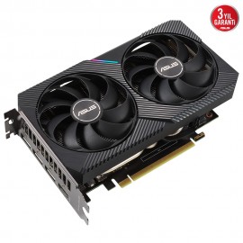 90YV0HH0-M0NA00 / 8 GB ASUS DUAL-RTX3050-O8G NVIDIA GDDR6 128Bit