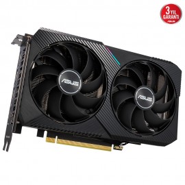 90YV0HH0-M0NA00 / 8 GB ASUS DUAL-RTX3050-O8G NVIDIA GDDR6 128Bit