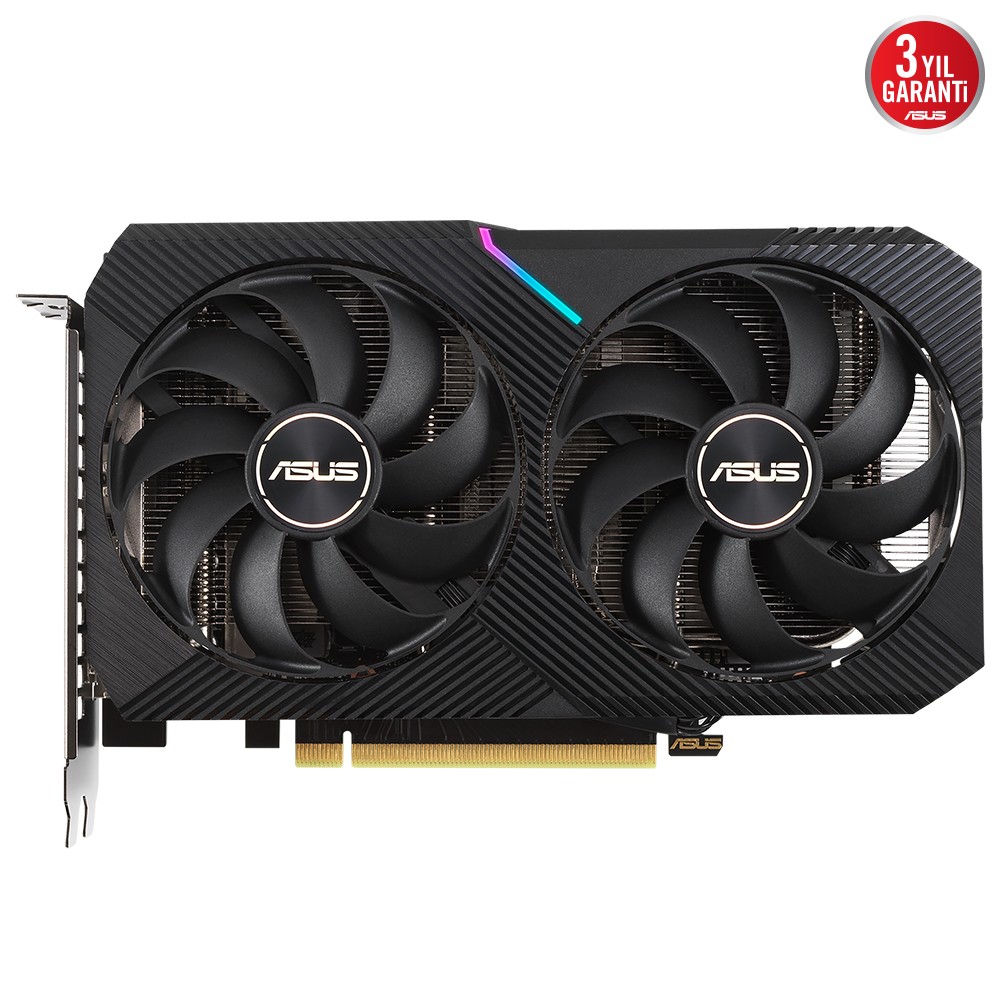 90YV0HH0-M0NA00 / 8 GB ASUS DUAL-RTX3050-O8G NVIDIA GDDR6 128Bit