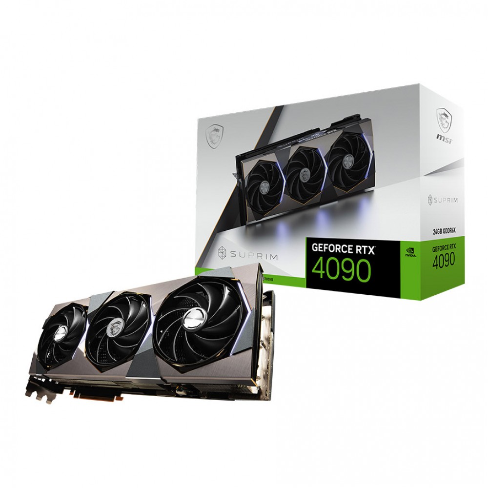 24 GB MSI VGA GEFORCE RTX 4090 SUPRIM X 24G GDDR6X 384B P4 (3XDP 1XHDMI)