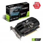 4 GB ASUS PH-GTX1650-O4G  GDDR5 128bit 1710Mhz OC 1xDVI 1xHDMI 1xDP EKRAN