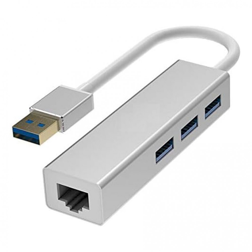 CODEGEN USB 3.0 3 x Port Çoklayıcı Hub ve RJ-45 Gigabit Ethernet