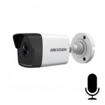 HIKVISION. 1043G0-IUF 4MP 4mm Mini IR Bullet Kamera (-Dahili Mikrofonlu)