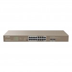 IP-COM G1118P-16-250W 16GE PoE Port (250W), 2xSFP Switch