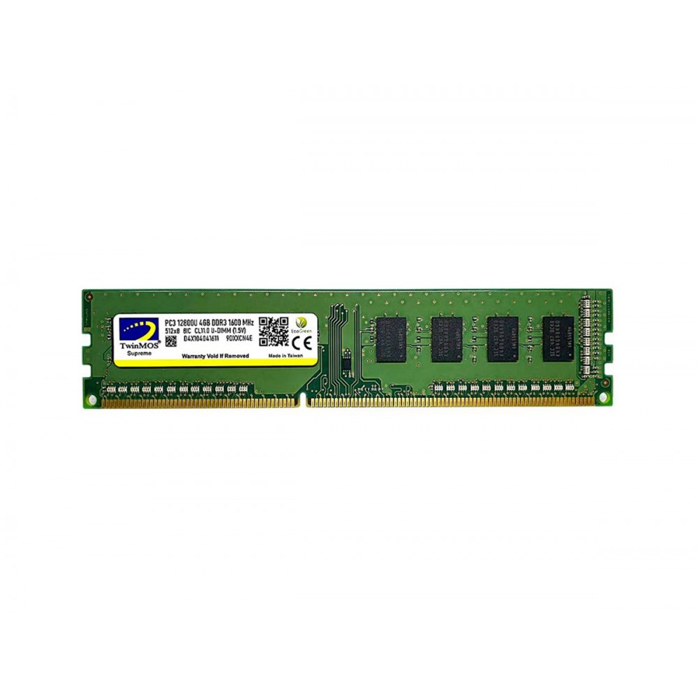 MDD34GB1600D / TwinMOS DDR3 4GB 1600MHz 1.5V Desktop Ram