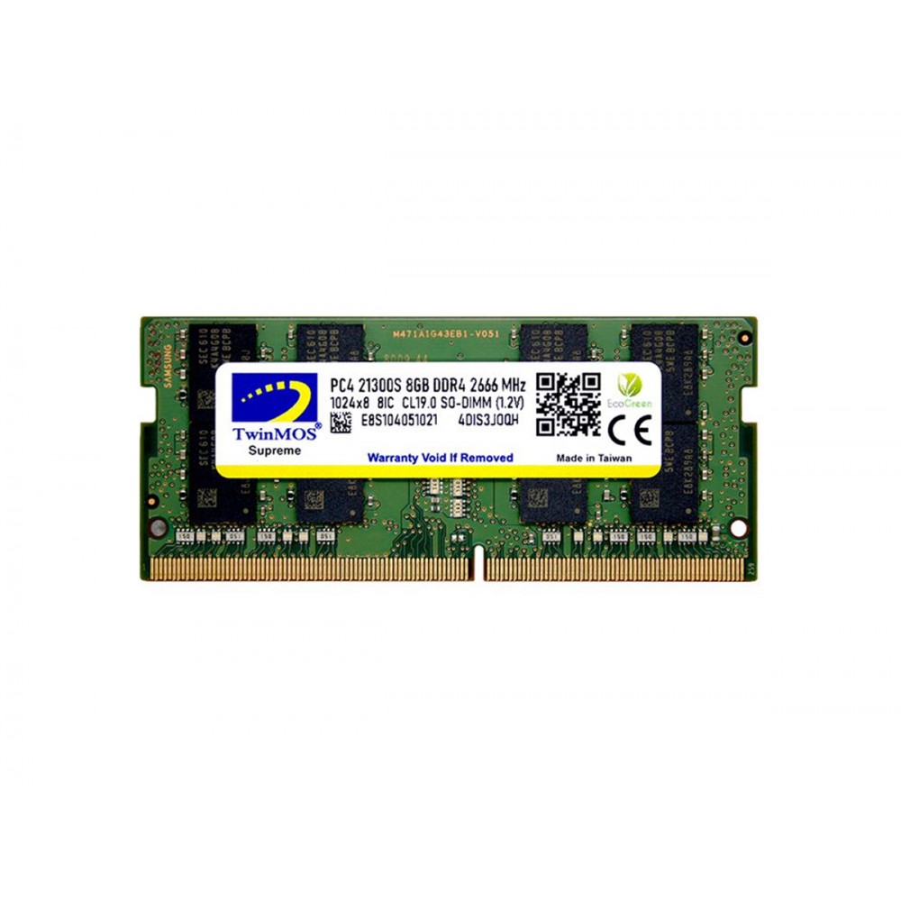 MDD44GB2666N / TwinMOS Sodimm 4 GB 2666MHz DDR4 Notebook Ram