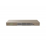 TEF1126P-24-250W / TENDA TEF1126P-24-250W 24FE PoE Port (24xPoE 250W), 2GE Port, 1xCombo SFP Switch