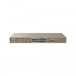 TENDA TEG1118P-16-250W 16GE PoE Port (250W), 2xSFP Switch