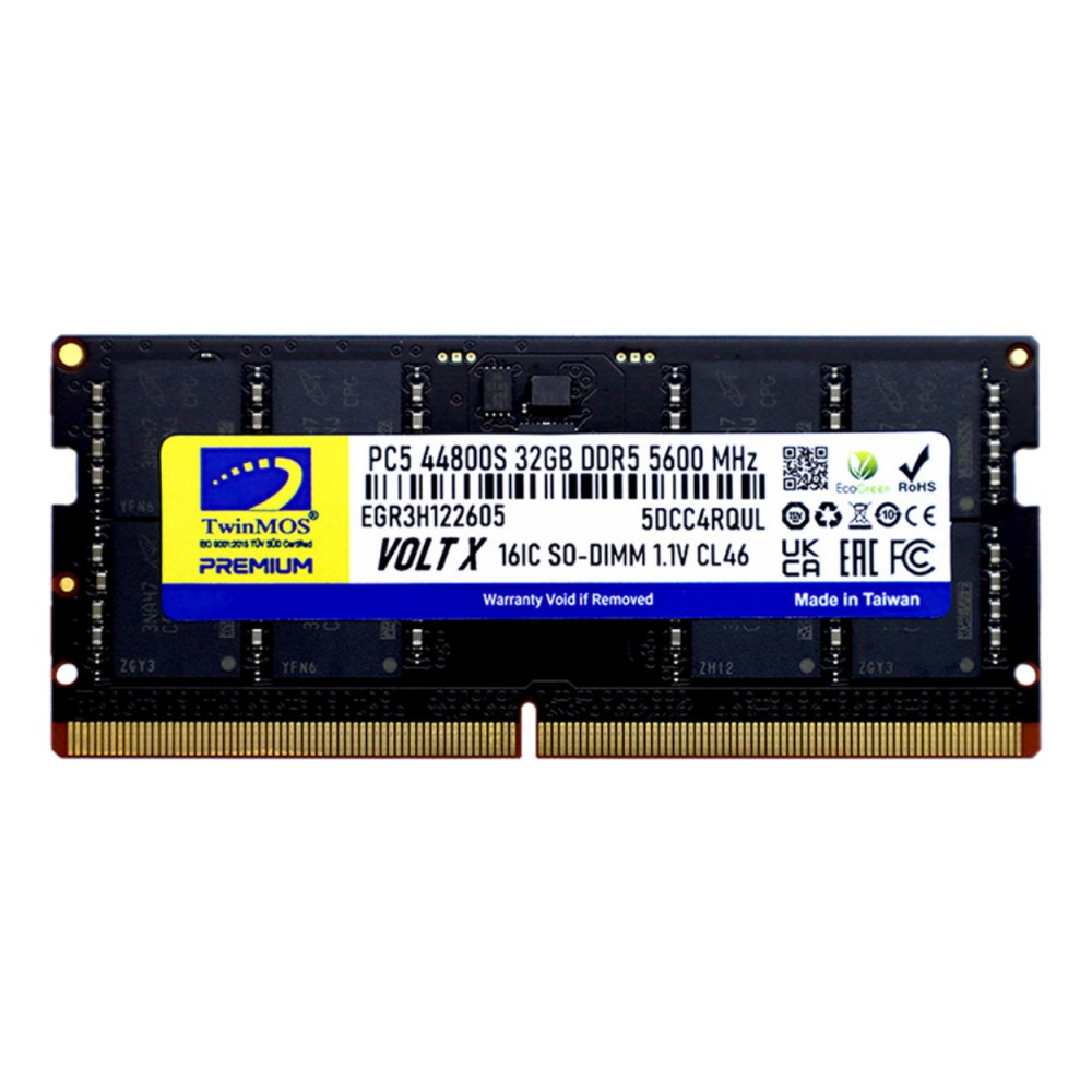 TwinMOS Sodimm DDR5 32GB 5600MHz CL46 Notebook Ram